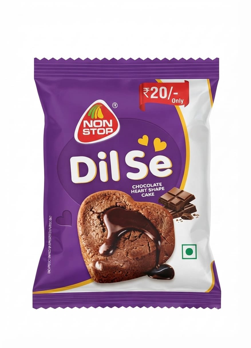 NON STOP DILSE CHOCOLATE HEART SHAPE CAKE