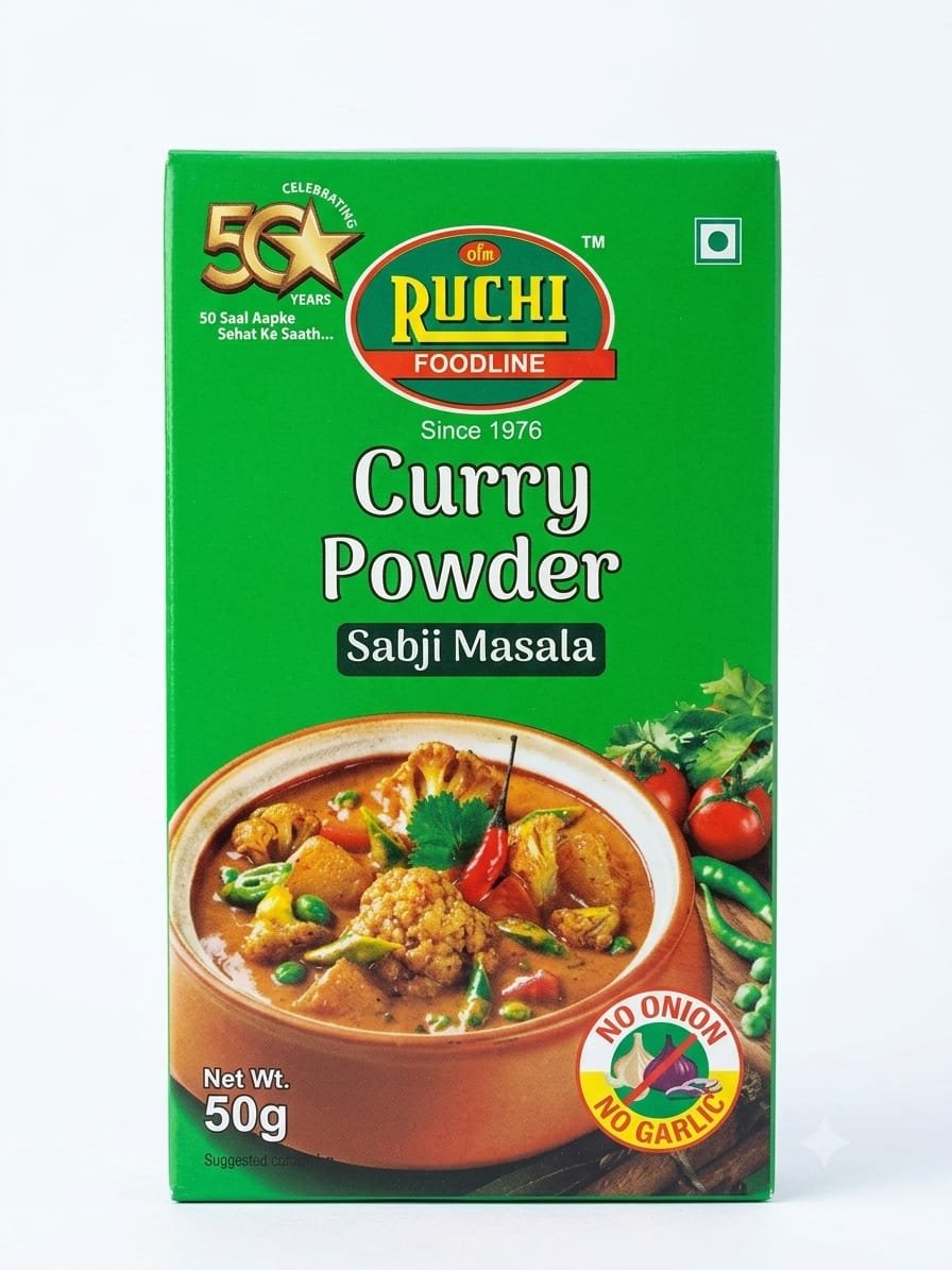 RUCHI CURRY POWDER  50 GM