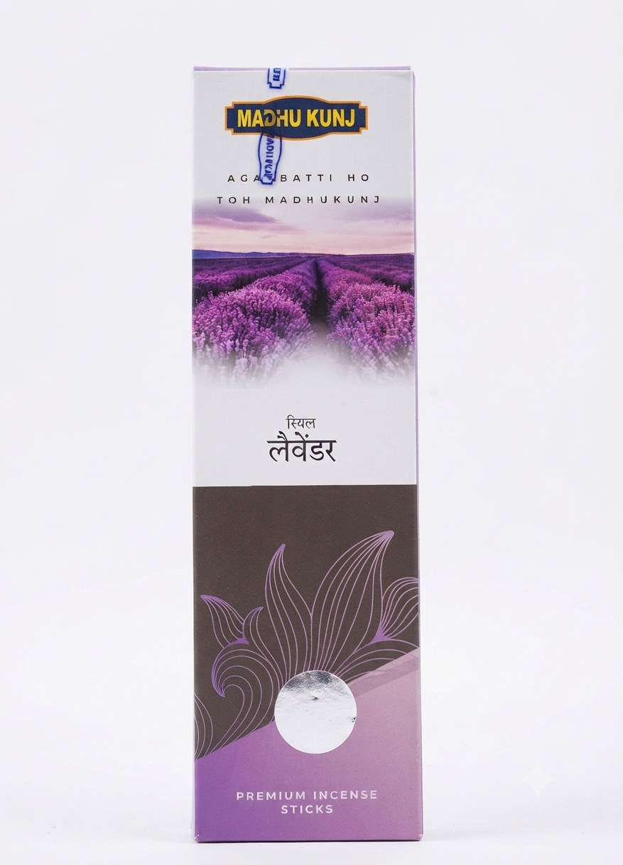 MADHUKUNJ REAL LAVENDER INCENCE STICK