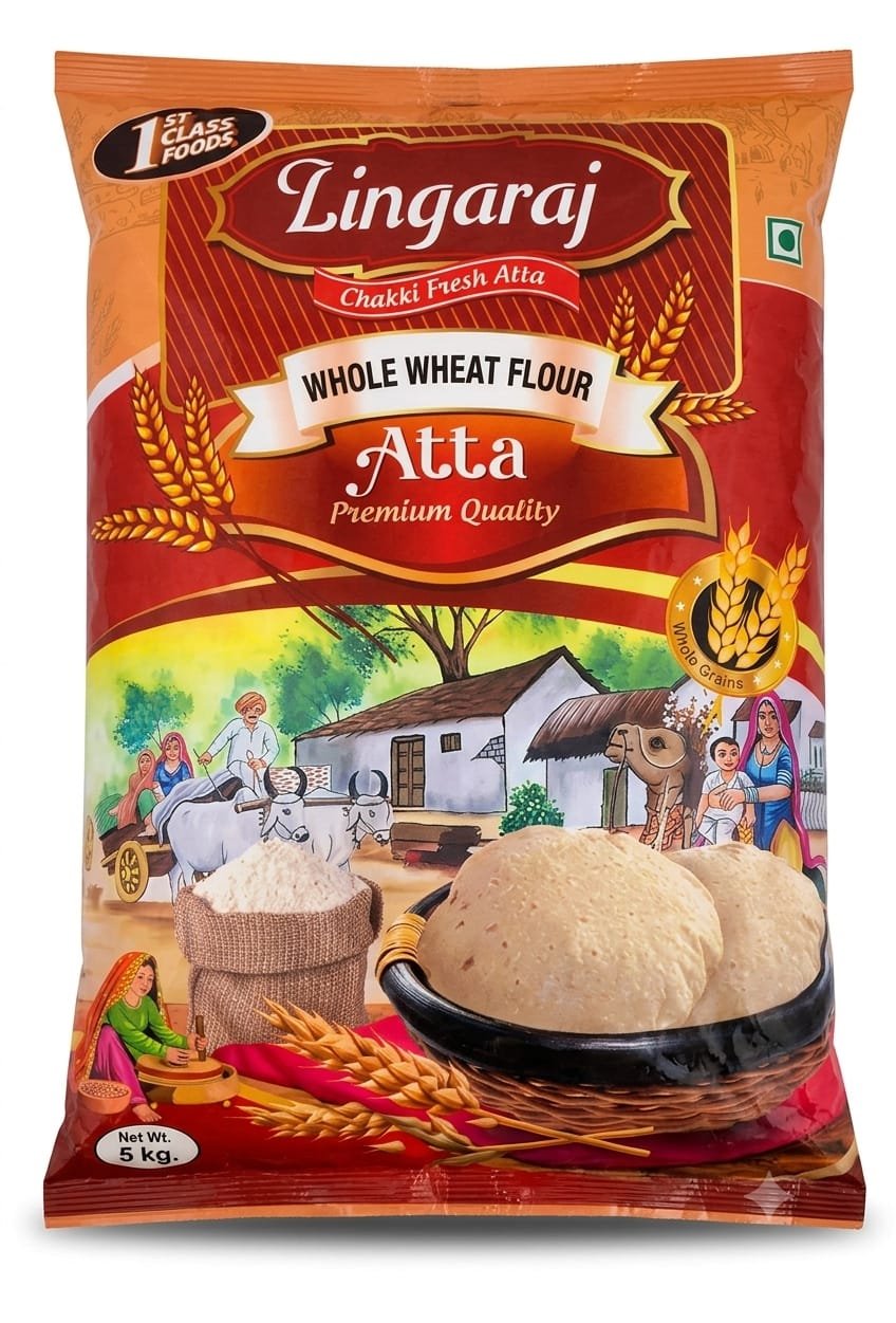 LINGARAJ CHAKI FRESH ATTA 5KG