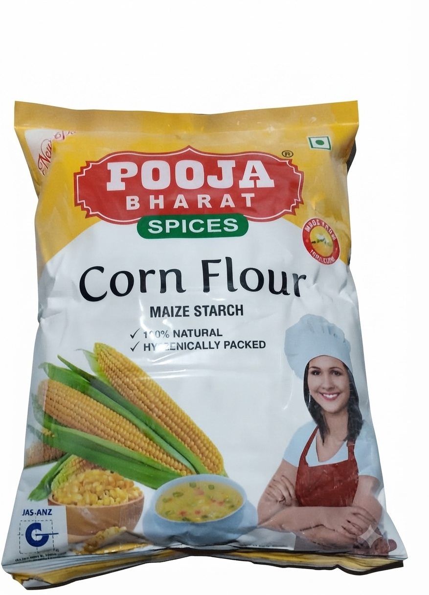 POOJA BHARAT CORN FLOUR 1KG