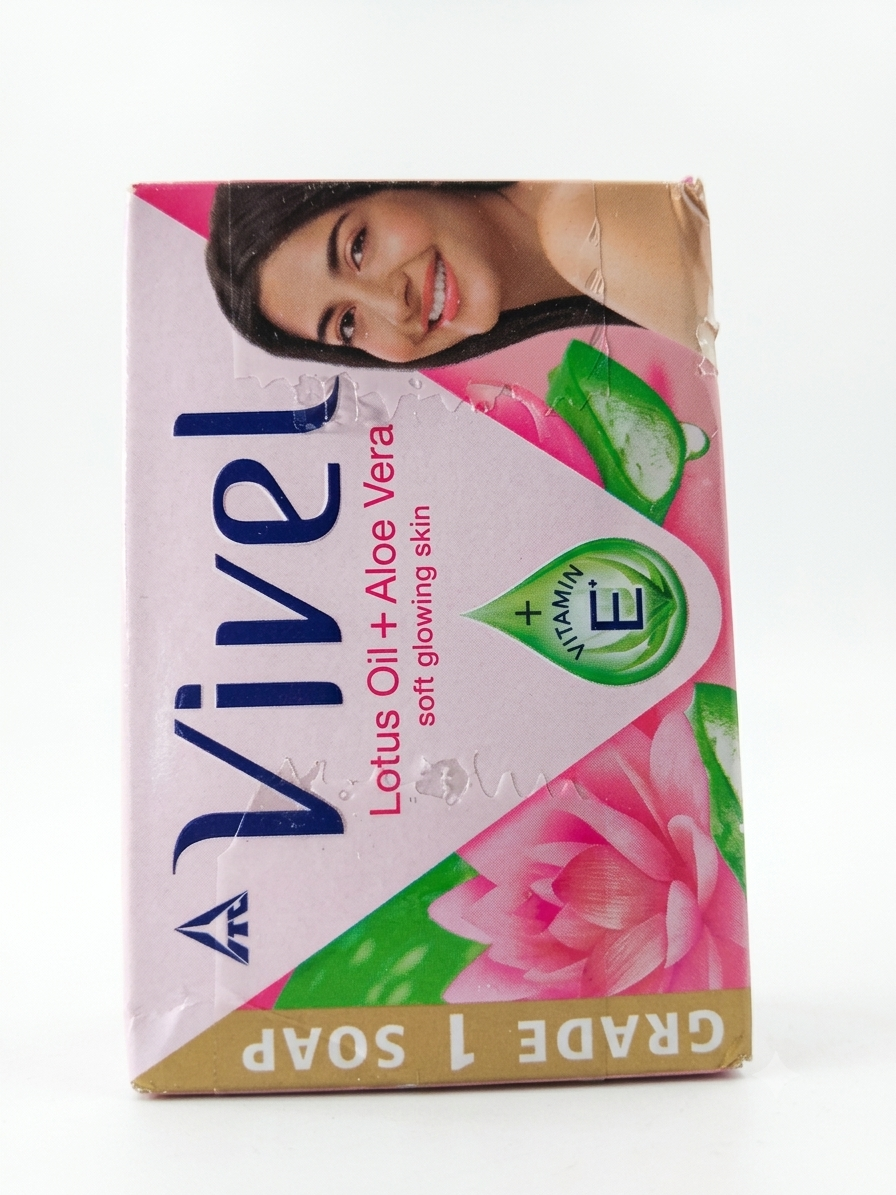 VIVEL LOTUS OIL+ALOVERA SOAP 90GM