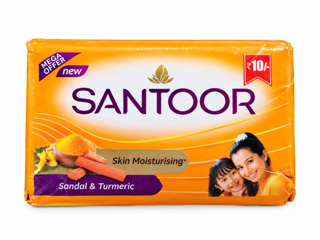 SANTOOR SANDAL & TURMERIC SOAP 41G