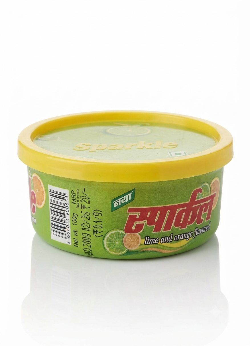 SPARKLE LIME & ORANGE FLAVOUR DISH WASH