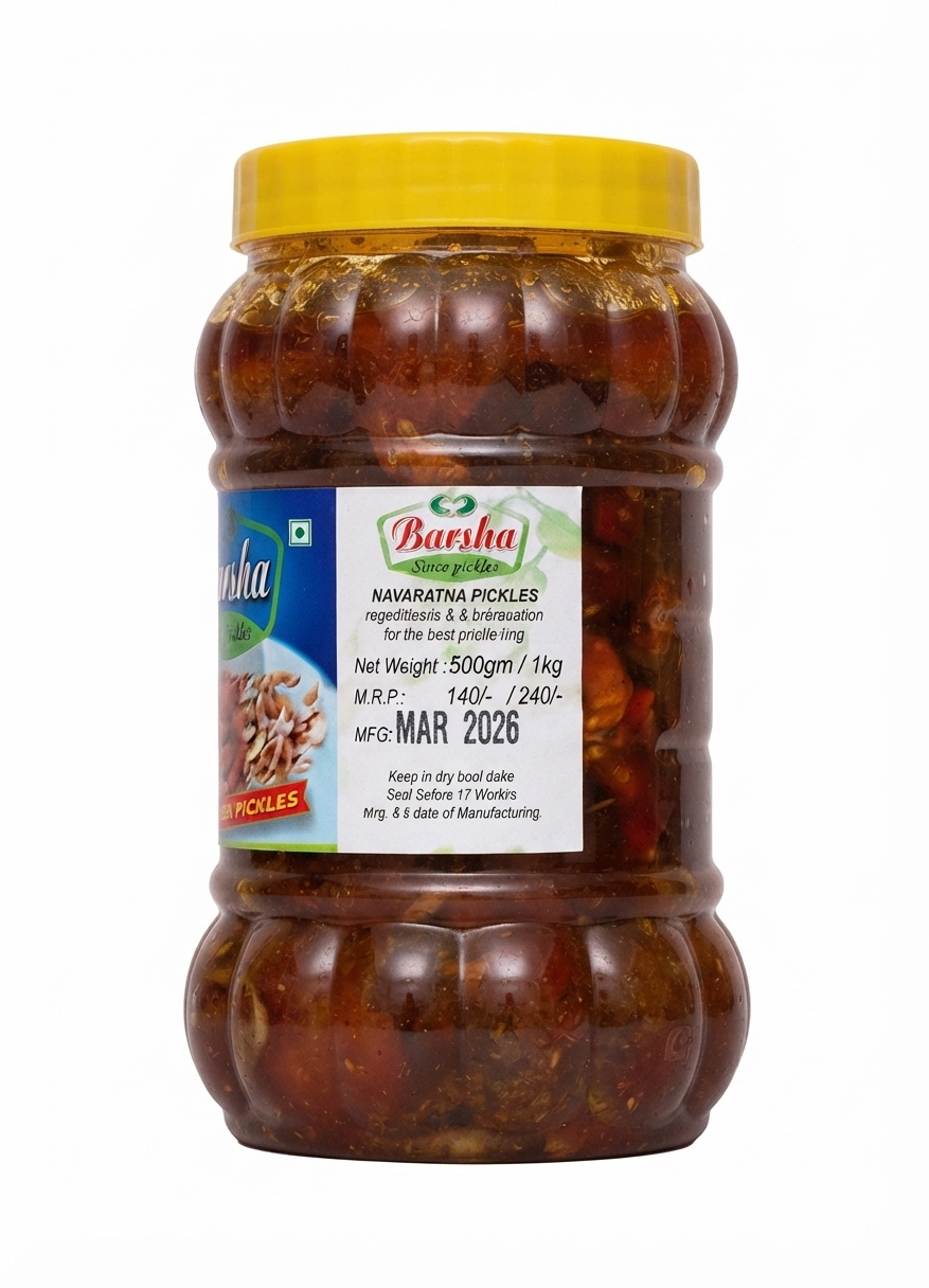 BARSHA NAVARATNA PICKLE 1KG