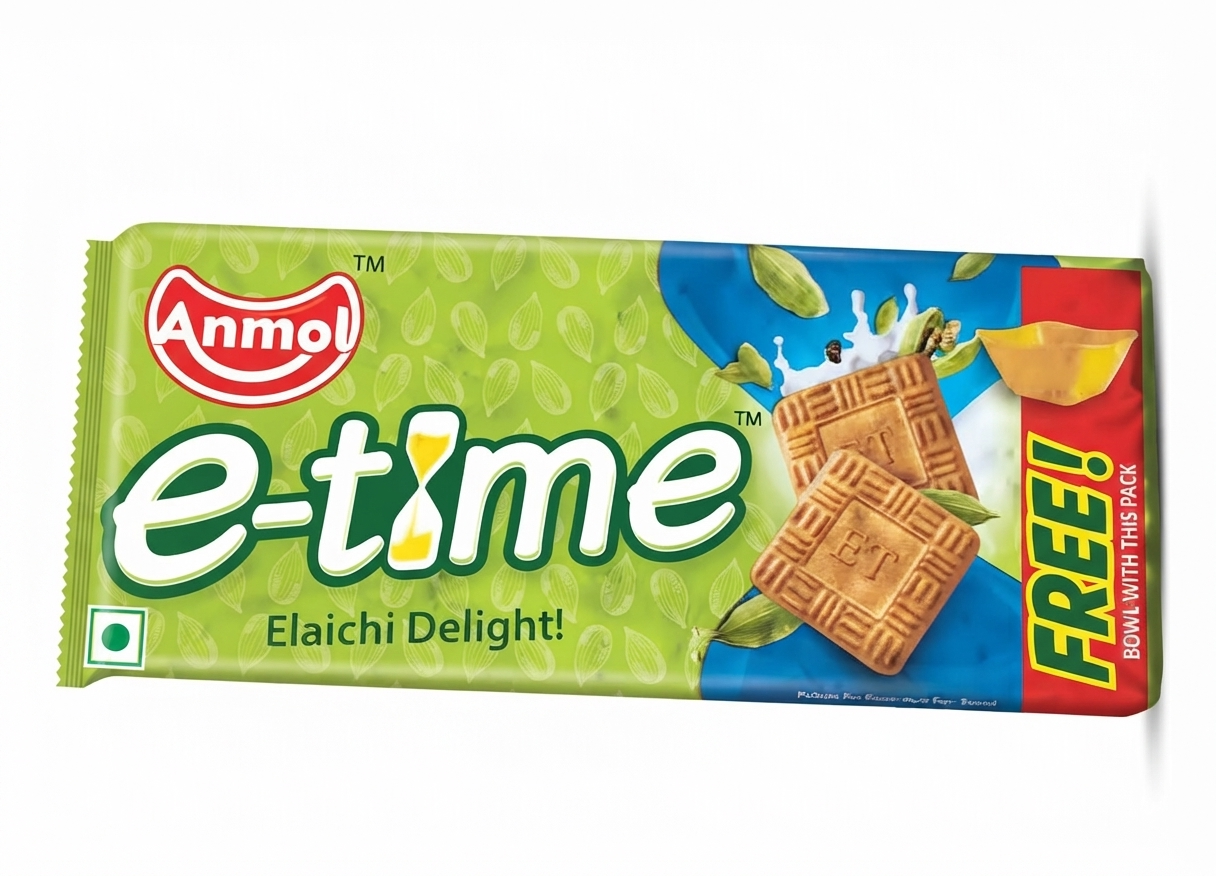 ANMOL E-TIME BISCUIT 383GM