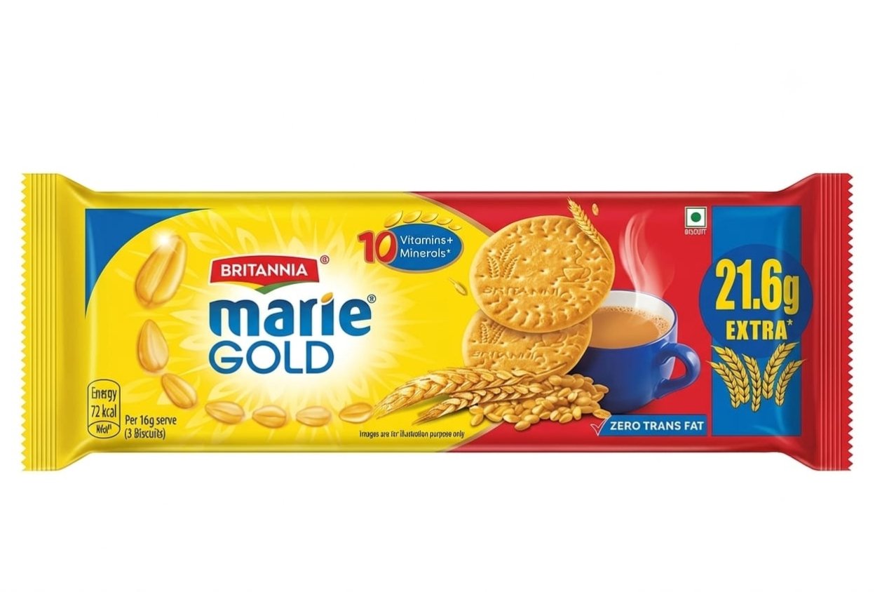 BRITANIA MARIGOLD BISCUIT 277G+22G EXTRA