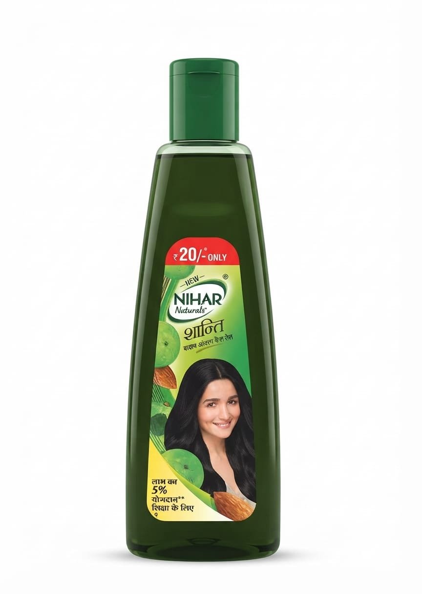 NIHAR NATURAL SHANTI OIL 68ML
