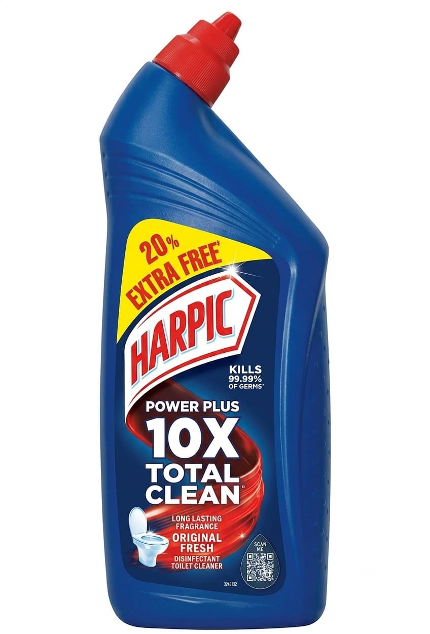 HARPIC TOTAL CLEAN TOILET CLEANER 500ML+100ML FREE