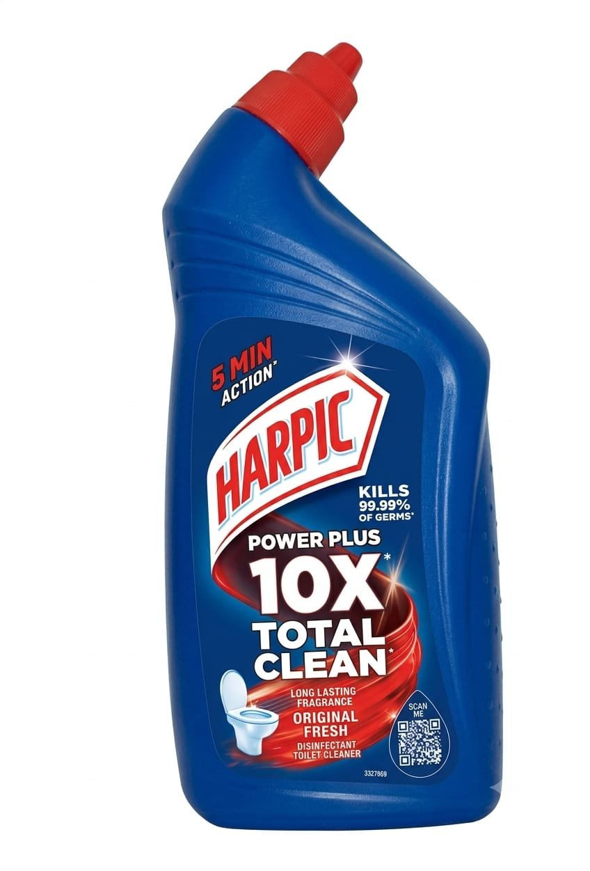 HARPIC POWER PLUS TOTAL TOILET CLEANER 500ML