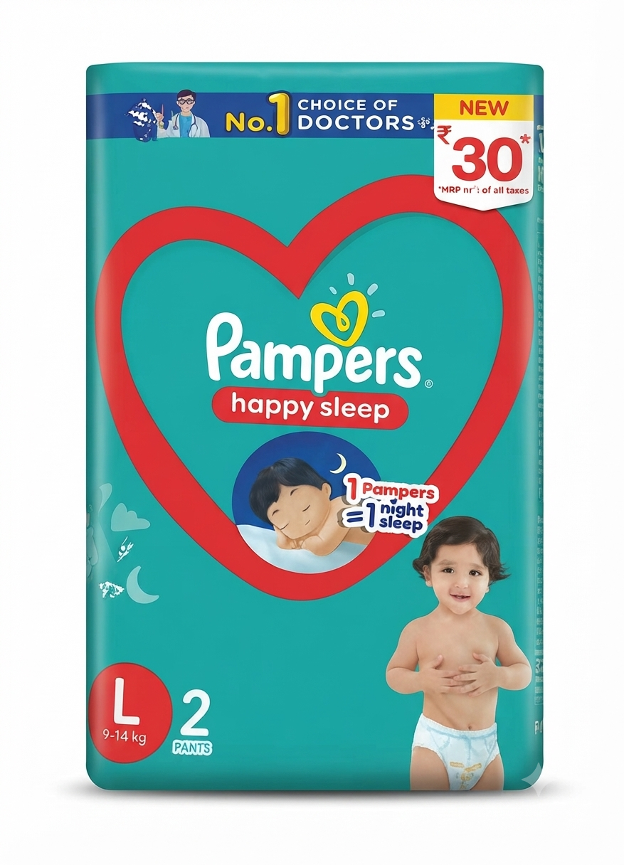 PAMPERS HAPPY SLEEP SIZE L
