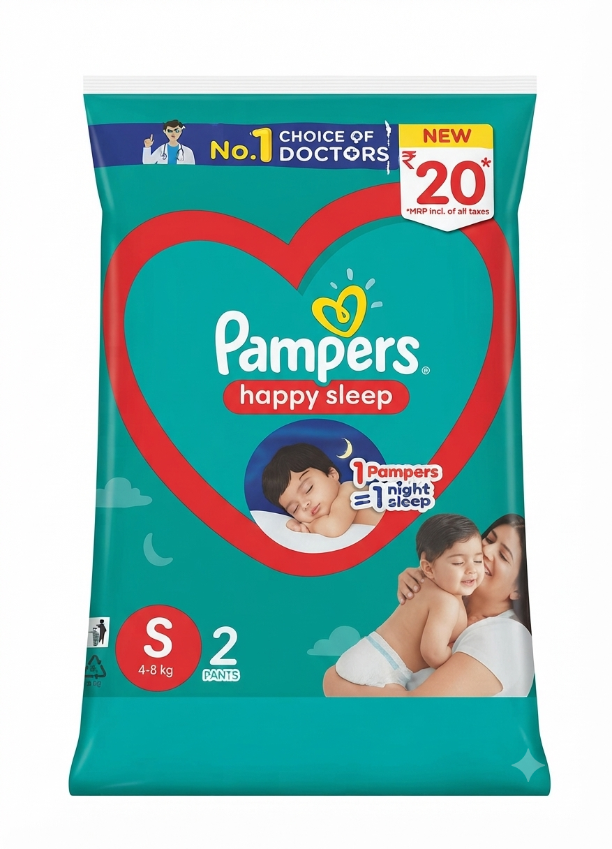 PAMPERS HAPPY SLEEP SIZE S