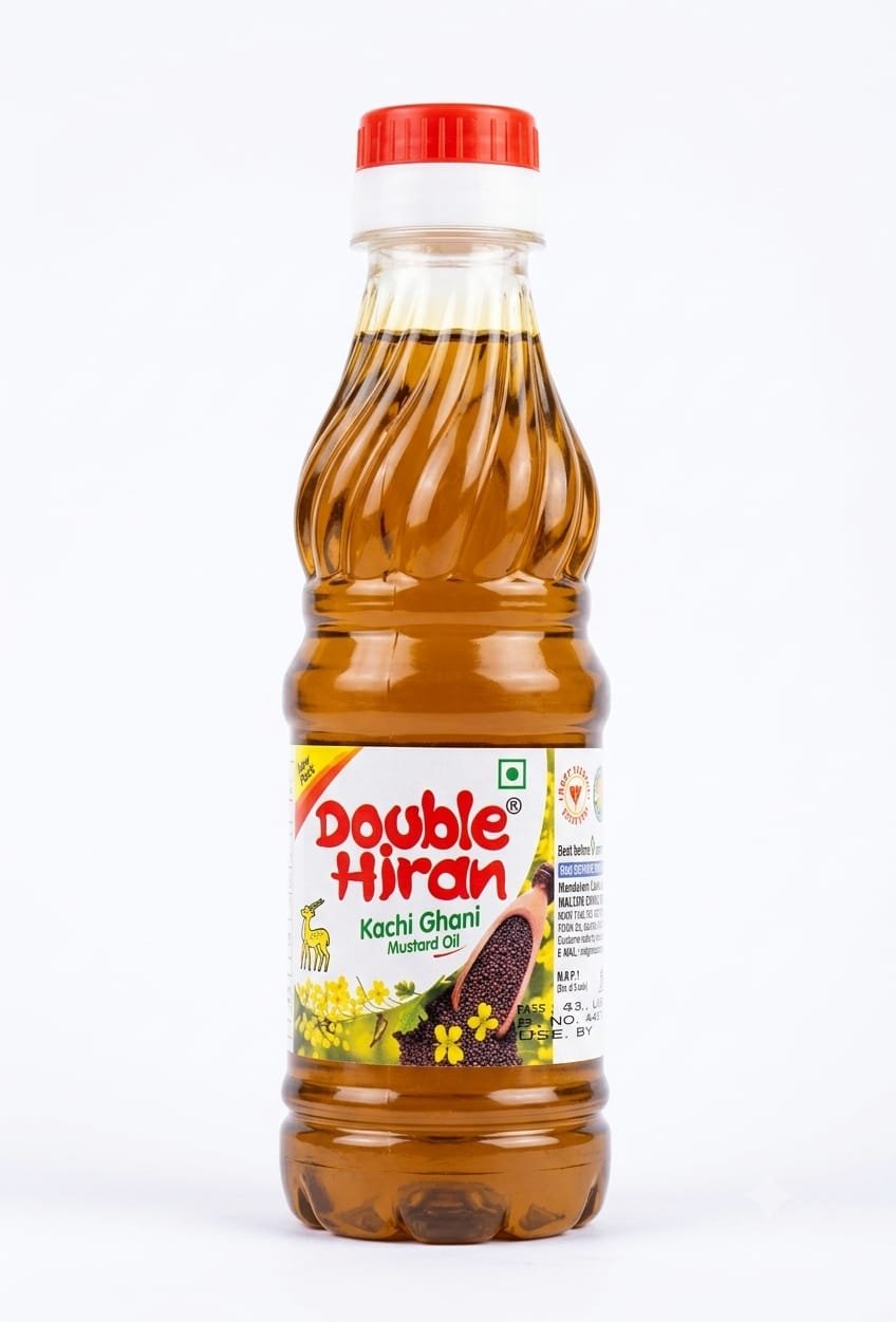 DOUBLE HIRAN KACHI GHANI MUSTARD OIL 100ML