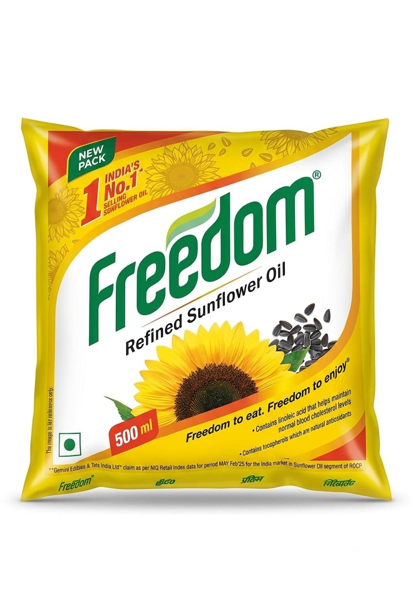 FREEDOM REFINED SUNFLOWER OIL 500ML
