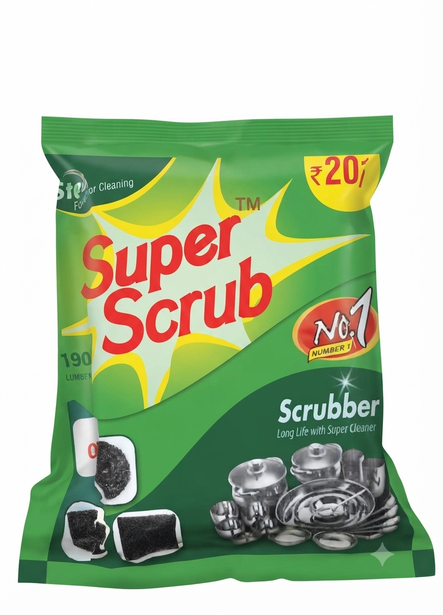 SUPER SCRUB SCRUBBER