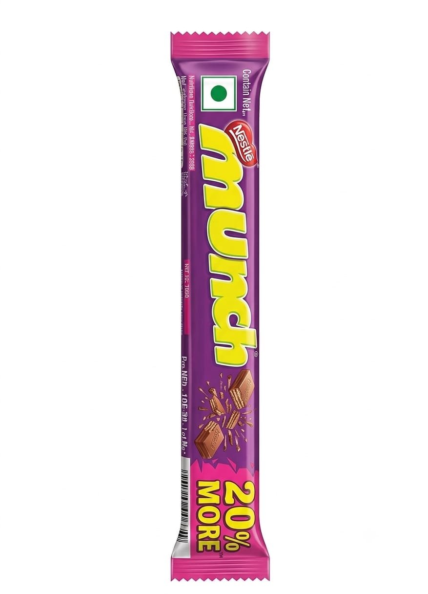 NESTLÉ MUNCH IS A CRISPY CHOCOLATE