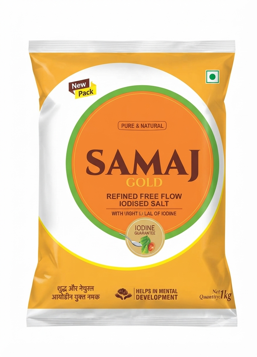 SAMAJ GOLD IODISED SALT 1KG