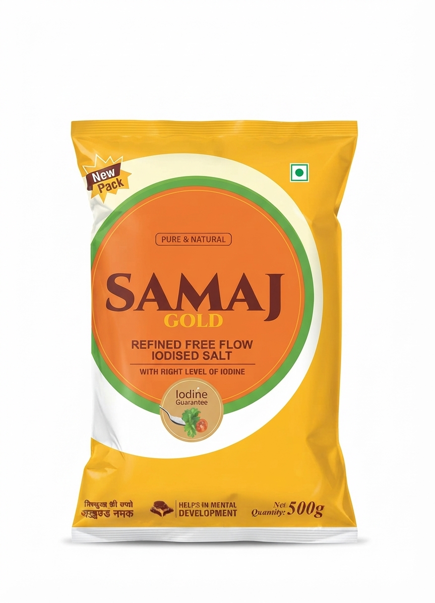 SAMAJ GOLD IODISED SALT 500G