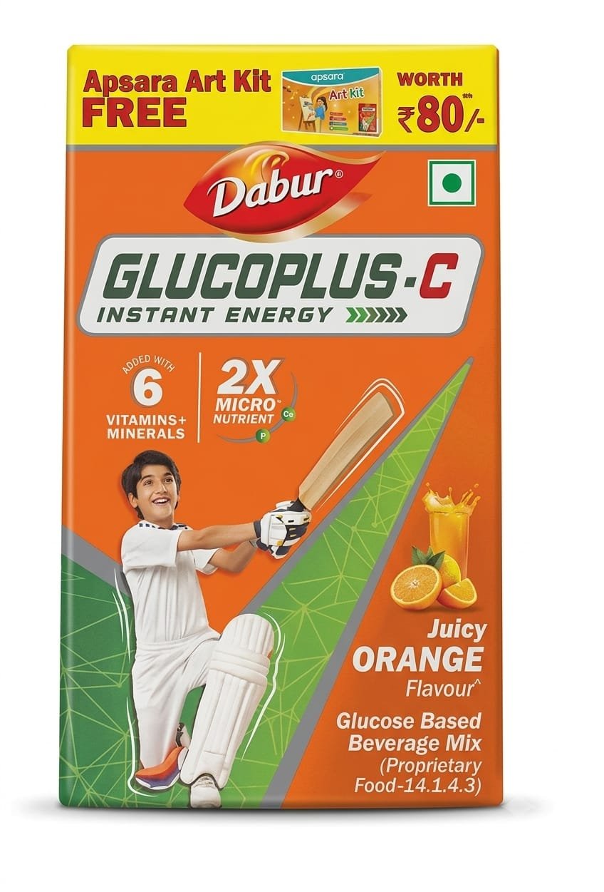 DABUR GLUCOPLUS -C ORANGE INSTANT ORANGE 200G