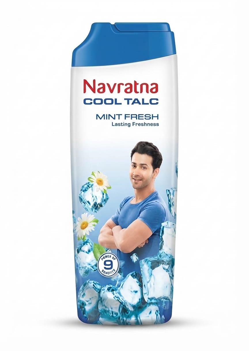 NAVRATNA COOL TALC MINT FRESH POWDER