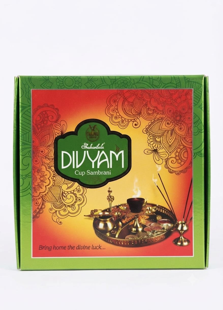 Divyam Cup Sambrani by Shakuntala Agarbatti Company