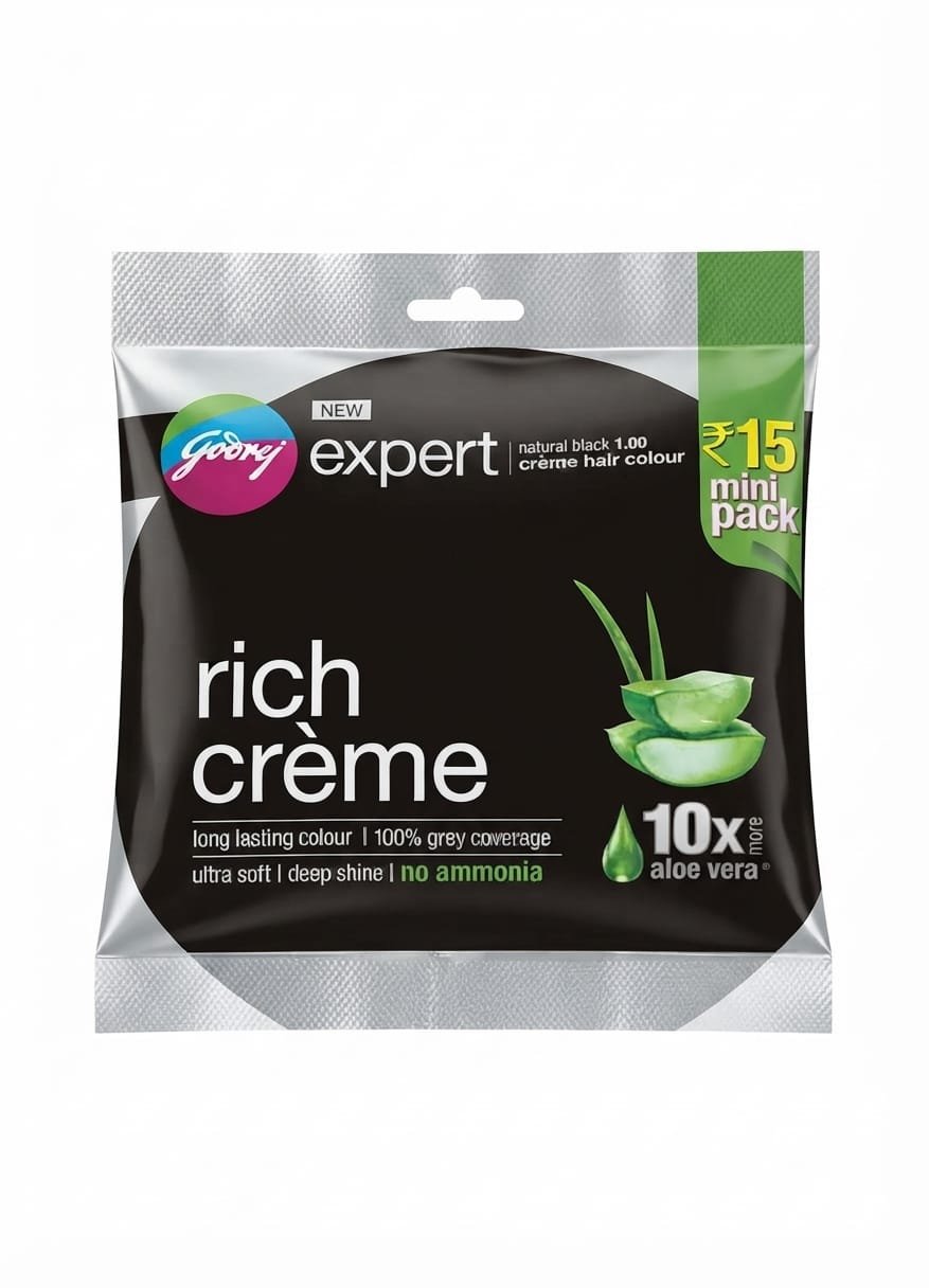 Godrej Expert Rich Crème Hair Colour in Natural Black