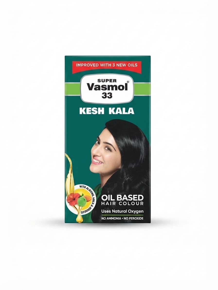 Super Vasmol 33 Kesh Kala oil-based hair color