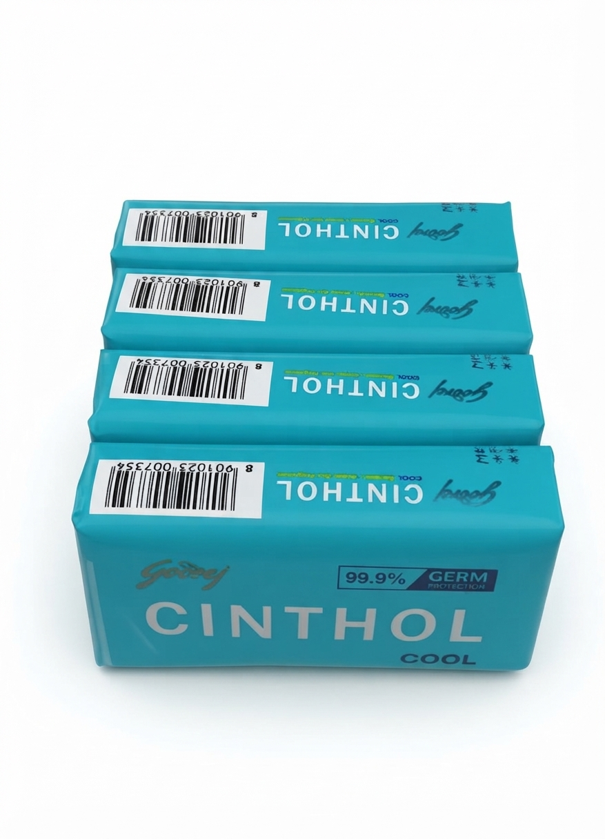 CINTHOL COOL MENTHOL ACTIVE FRAGRANCE SAOP 75G×4PC=300G
