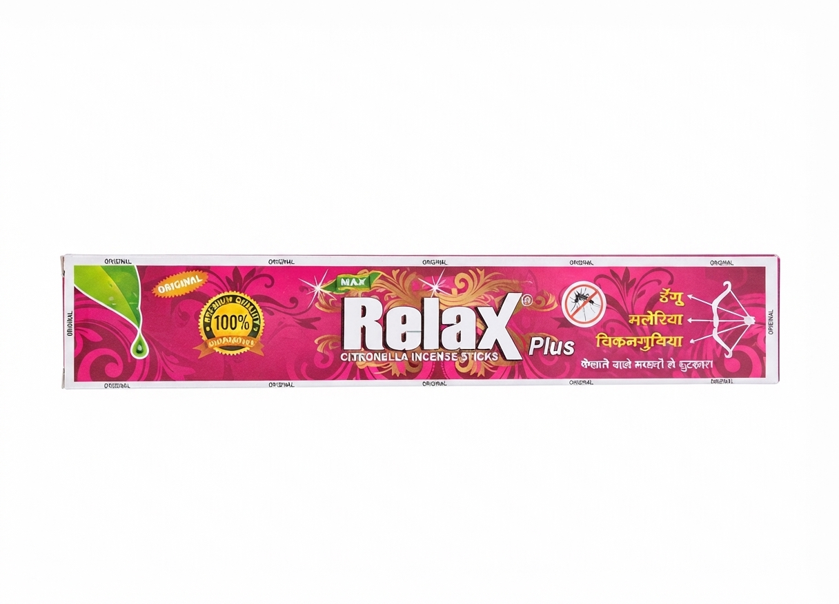 RELAX PLUS CITRONELLA INCHES STICK 12POCKET