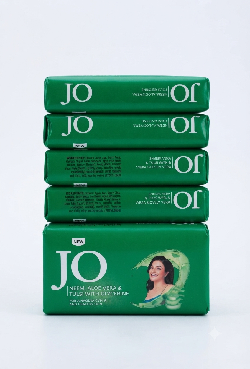 green Jo Neem Tulsi Aloevera Soap 35Gm× 5N