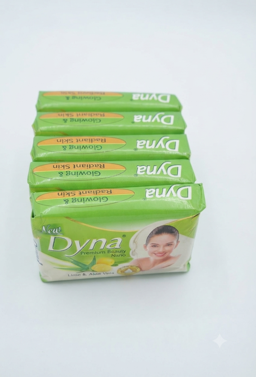 Dyna Lime & Aloe Vera Extracts Beauty Soap 5×50GM